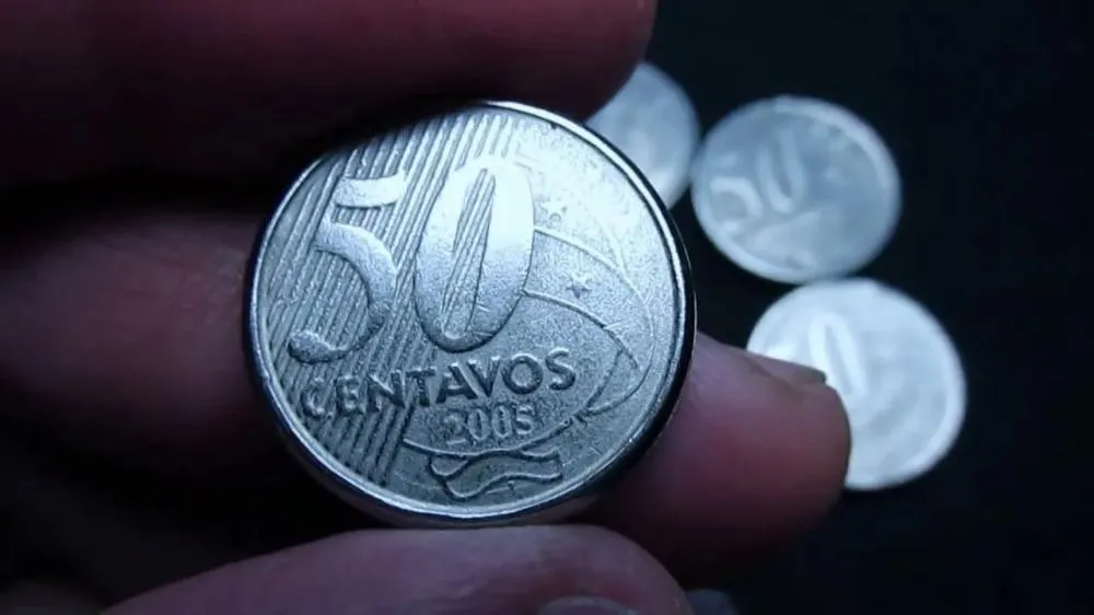 Essa Moeda de 50 centavos pode valer mais de 2 mil reais; veja