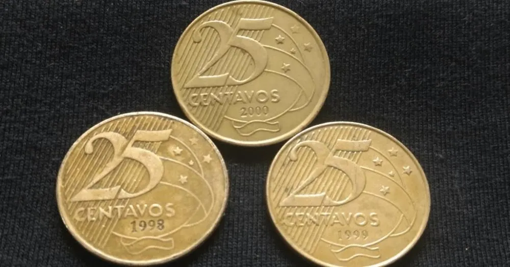Moeda de 25 Centavos Guardada em Casa Pode valer mais de 10 mil reais