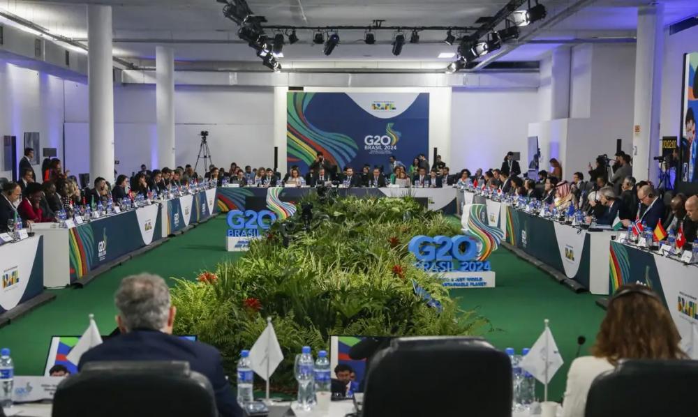 Chances de pouso suave da economia global sobem, diz documento do G20