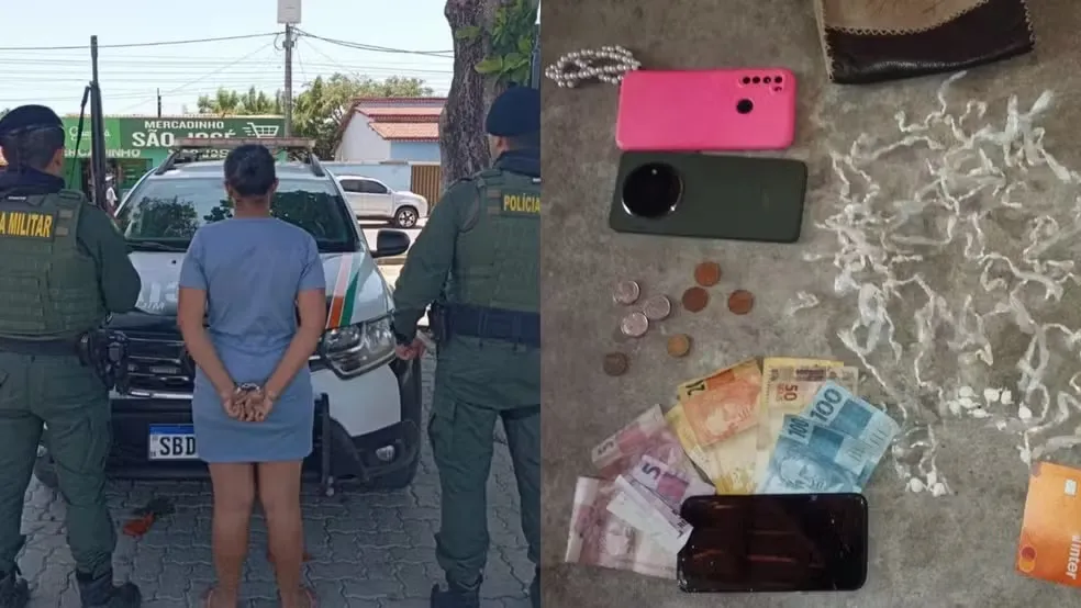 Mulher é presa após vender rifa de cocaína por R$ 10