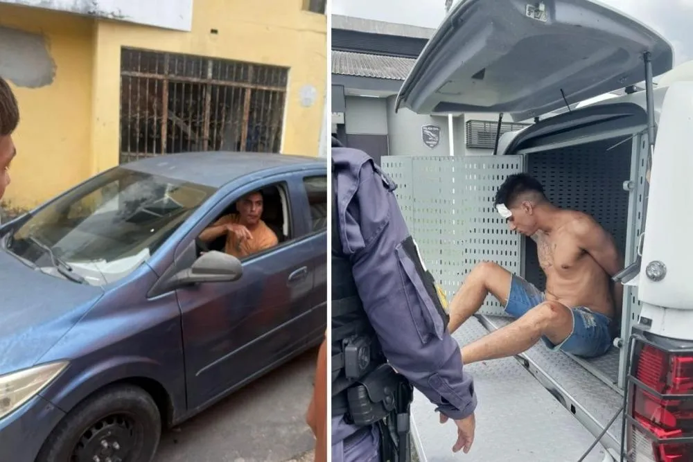 Idoso é atropelado e morto a pauladas; suspeito foi preso em flagrante