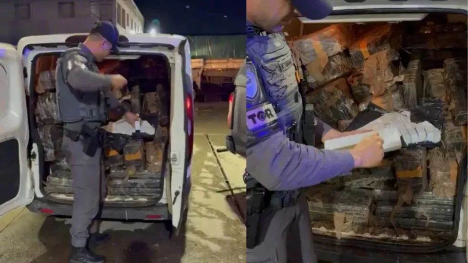 Casal é flagrado com quase 1 tonelada de maconha