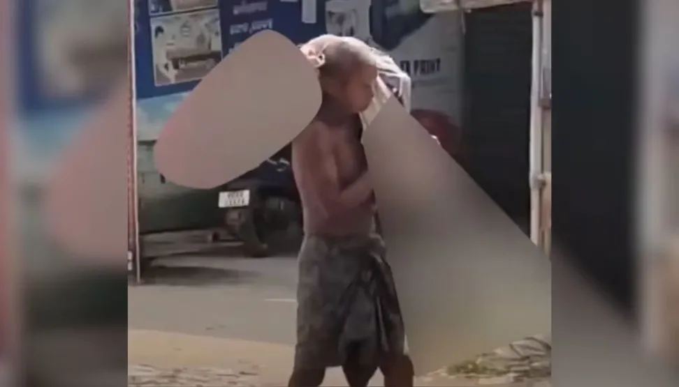 Homem desenterra e leva esqueleto da irmã a banco como prova de morte.