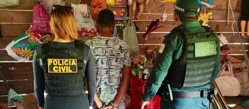 Pai é preso por matar bebê com golpe de facão; suspeito diz que intenção era acertar a mãe