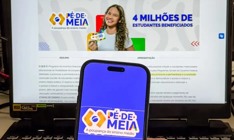 Pé-de-Meia paga nova parcela a estudantes nesta segunda-feira