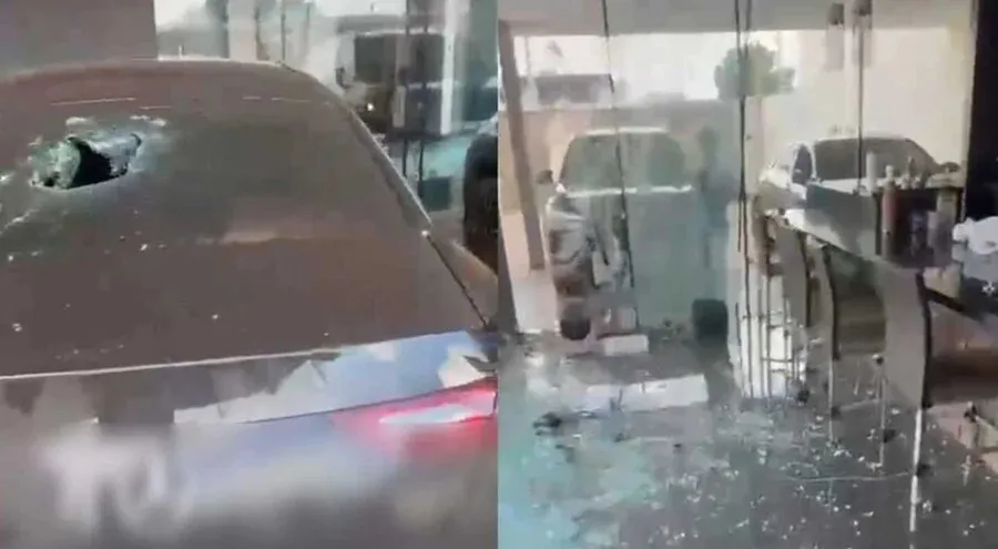 Barraco de luxo: ex-mulher detona Mercedes de R$ 250 mil de servidor
