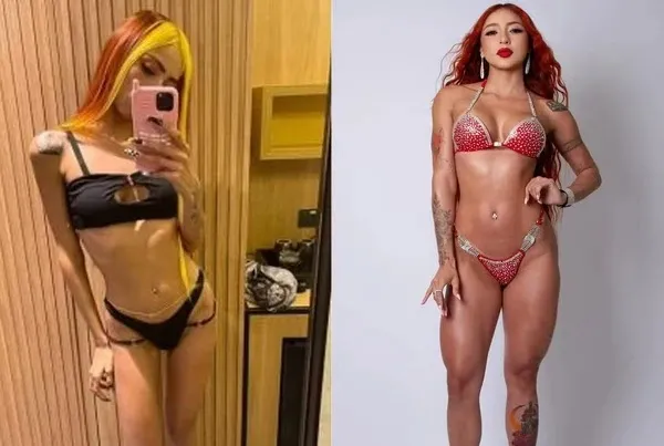 Ruivinha de Marte impressiona ao exibir corpo musculoso após ganhar quase 20 kg: 'Calei a boca de muita gente'