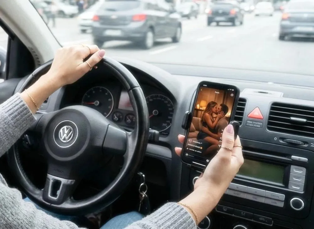 Mulher assistia a pornô no celular enquanto dirigia SUV e mata professor de 66 anos em engavetamento